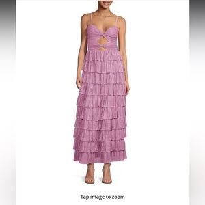Gianni Bini purple metallic dress
